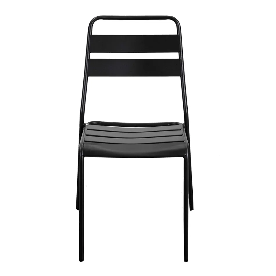 Garden Chair Made Entirely of Metal - Ribbon Viadurini