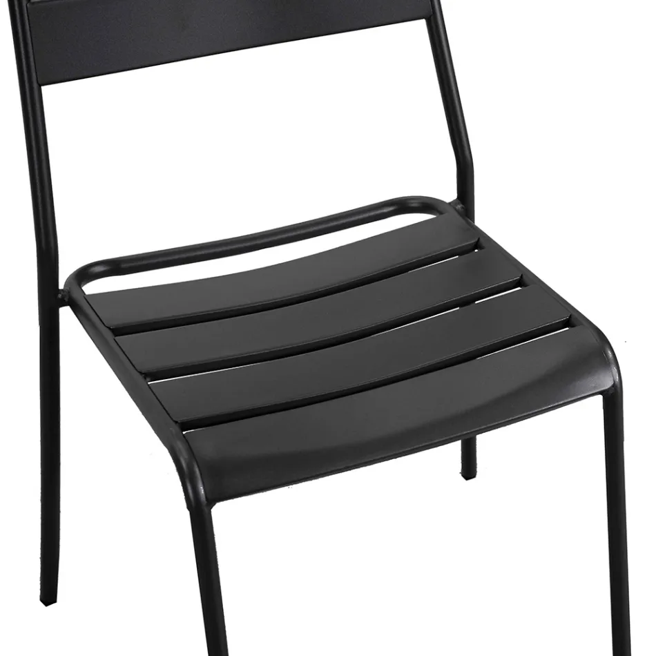 Garden Chair Made Entirely of Metal - Ribbon Viadurini