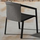 Garden Chair Structure in Painted Aluminum Made in Italy - Jouve Viadurini