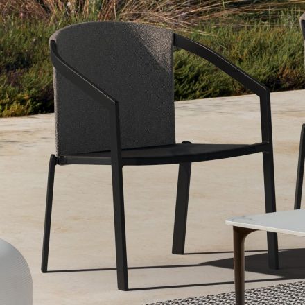 Garden Chair Structure in Painted Aluminum Made in Italy - Jouve Viadurini