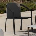 Garden Chair Structure in Painted Aluminum Made in Italy - Jouve