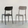 Indoor and Outdoor Stackable Chair in Polypropylene of Different Colors - Garima