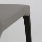 Indoor Chair in Ash Wood and Leatherette Made in Italy - Floki Viadurini