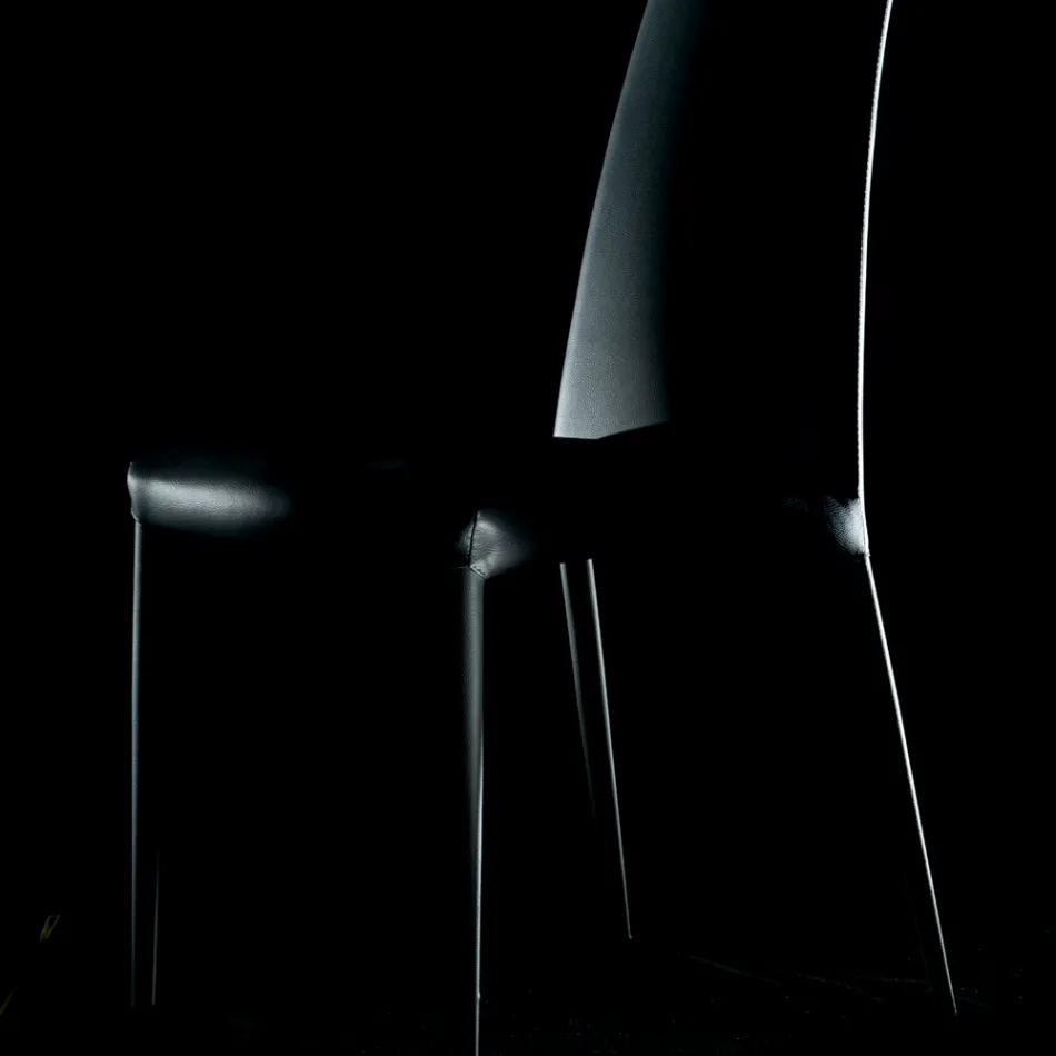 Indoor Chair Fully Padded and Upholstered Made in Italy - Trieste Viadurini