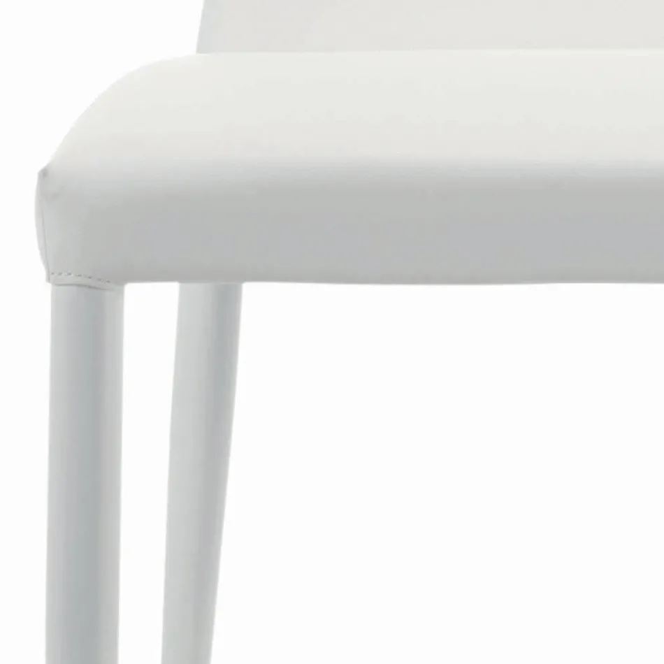 Indoor Chair Fully Padded and Upholstered Made in Italy - Trieste Viadurini