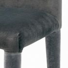 Fully Padded and Upholstered Dining Chair Made in Italy - Naples Viadurini