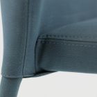 Dining Chair Fully Upholstered in Faux Leather Made in Italy - Eloi Viadurini