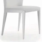 Dining Chair with Seat and Upholstered Legs Made in Italy - Verona Viadurini