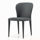 Dining Chair with Seat and Upholstered Legs Made in Italy - Verona Viadurini