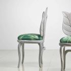 Padded dining chair with modern design, made in Italy, Daniel Viadurini
