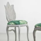 Padded dining chair with modern design, made in Italy, Daniel Viadurini