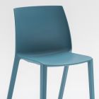 Dining Chair in Colored Polypropylene Made in Italy, 4 Pieces - Guenda Viadurini