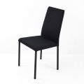 Fabric Dining Chair with High Backrest Made in Italy - Orietta