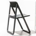 Folding Dining Chair in Colored Polypropylene, 4 Pieces - Eliana