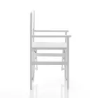 Folding Director's Chair in Aluminum and Textilene - Fluoro Viadurini