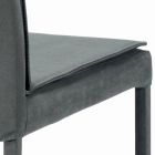 Fully Upholstered Living Room Chair Made in Italy - Aosta Viadurini