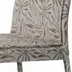 Fully Upholstered Living Room Chair Made in Italy - Aosta Viadurini