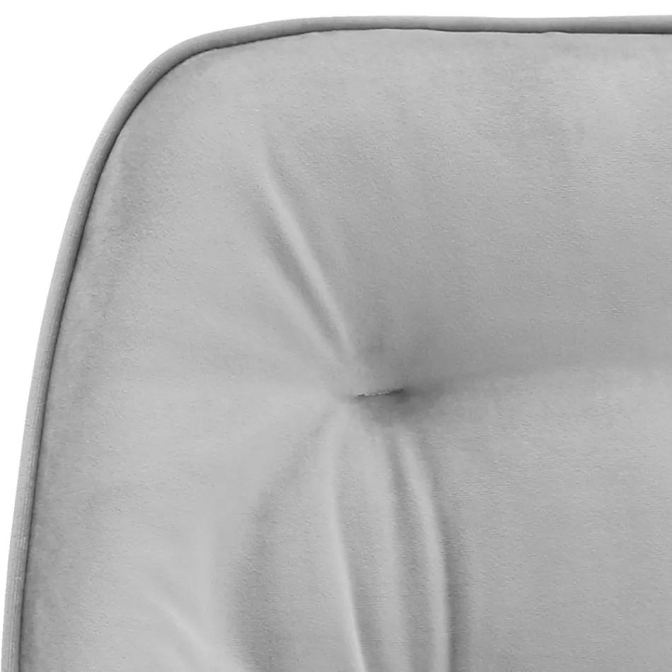 Living Room Chair in Lacquered Wood and Velvet Seat Made in Italy - Attendo Viadurini