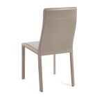 Living Room Chair in Regenerated Leather Ghiro Made in Italy - Garden Viadurini