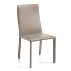 Living Room Chair in Regenerated Leather Ghiro Made in Italy - Garden Viadurini