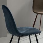 Living Room Chair in Colored Fabric with 4-Piece Padding - Hulk Viadurini
