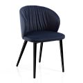 Living Room Chair in Fabric and Ash of Elegant Design - Reginaldo