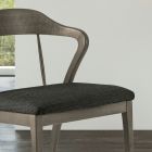 Living Room Chair in Fabric and Solid Beech Wood Made in Italy - Rein Viadurini