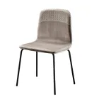 Living Room Chair in Colored Velvet Modern and Elegant Design - Bizet Viadurini