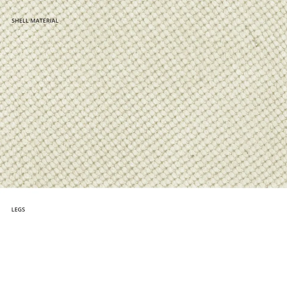 Modern living room chair in fabric and metal made in Italy, Egypt Viadurini