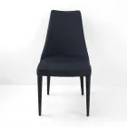Living Room Chair Upholstered with Teknofibra Made in Italy - Stinco Viadurini