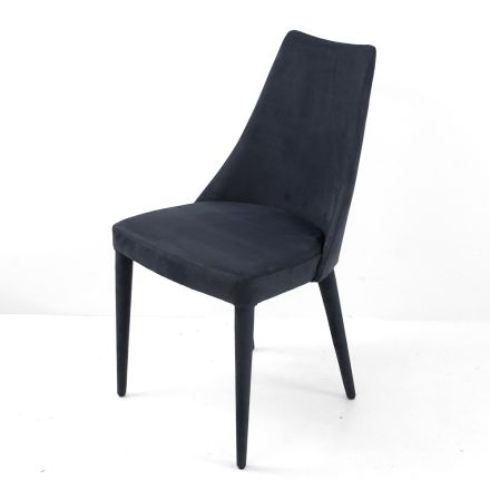 Living Room Chair Upholstered with Teknofibra Made in Italy - Stinco Viadurini