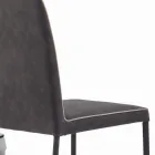 Living Room Chair Upholstered and Lacquered Legs Made in Italy - Catania Viadurini