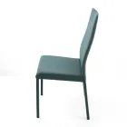 Living Room Chair Covered in Fabric Made in Italy - Roslin Viadurini