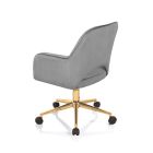 Office Chair Metal Base and Fabric Seat - Anguilla Viadurini