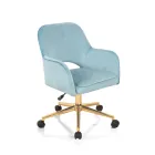 Office Chair Metal Base and Fabric Seat - Anguilla Viadurini