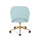 Office Chair Metal Base and Fabric Seat - Anguilla Viadurini