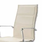 Office chair with monocoque in imitation leather made in Italy Agata Viadurini