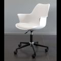 Office Chair with Casters, Armrests and Height-Adjustable Seat - Iuri