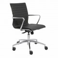 Office Chair with Wheels and Cushion Ergonomic and Swivel Design - Filanna