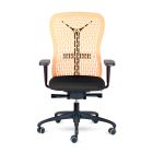 Ergonomic and Swivel Office Chair with Armrests Made in Italy - Fulvio Viadurini