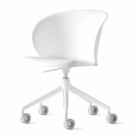 Office Chair in Recycled Polypropylene Made in Italy - Connubia Tuka Viadurini