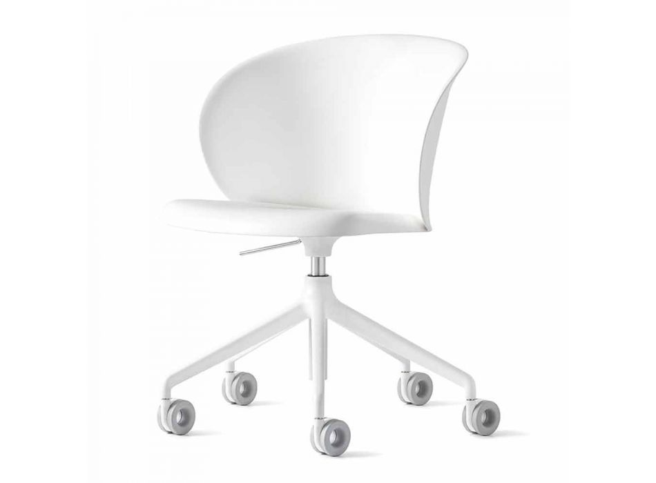 Office Chair in Recycled Polypropylene Made in Italy - Connubia Tuka Viadurini
