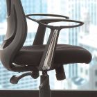 Operative and Semi-Directional Office Chair in Black Tecnoete - Gerlanda Viadurini