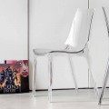 Modern Design Chair, Completely in Polycarbonate - Gilda