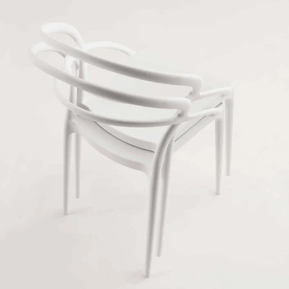Modern design chair in polypropylene made in Italy Pavia Viadurini
