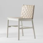 High Quality Chair in Beech Wood and Leather Made in Italy, 2 Pieces - Nora Viadurini