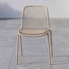 Chagall - Indoor and Outdoor Design Chair in Polypropylene and Metal Viadurini