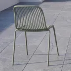 Chagall - Indoor and Outdoor Design Chair in Polypropylene and Metal Viadurini
