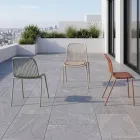 Chagall - Indoor and Outdoor Design Chair in Polypropylene and Metal Viadurini