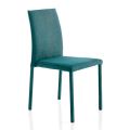 Designer fabric dining room chair made in Italy, Conny